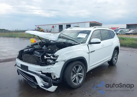 2019 Volkswagen Atlas 3.6L V6 Sel R-Line from USA, damaged, VIN 1V2RR2CA3KC557806